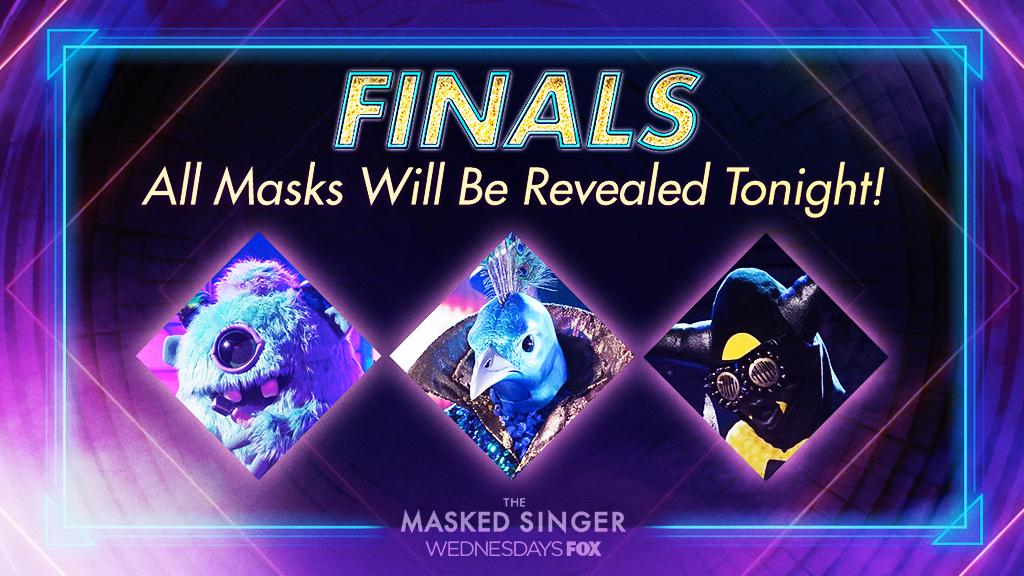 WBRCnews's tweet image. The epic finale of The Masked Singer begins in 15 mins at 8/7c. Don’t miss the most shocking night of TV with our 2-hour event. See the last 3 reveals and find out who wins it all! #themaskedsinger #themaskedsingerfox