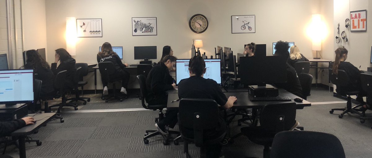 NISDCosmetology's tweet image. State Mock Written Exam #6 with #COS2k19 Seniors! Group 1 tests next Thursday! #IAmNISDCTE @NisdCTE @NorthwestISD @JMSteeleAHS #FutureReady #CareerReady