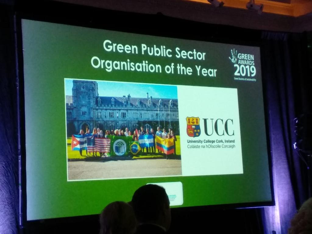 GreenCampusUCC's tweet photo. And we won!! Woohoo go @UCC!! @UCCLibrary @abyrnecork @johbees @UCCBandE @GerMullally @uccenergy https://t.co/iPl7mK6Lii