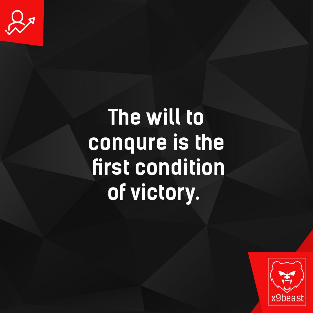x9beast's tweet photo. The will to conqure is the first condition of victory. 💪
_
Follow us for more ! @x9beast 🐻❤️
_
Comment bellow! 👇 Tag your friends! 👨‍👩‍👧‍👦
_
#FitQuote #FitnessMotivation #Fitspo #GetFit #GoalSetting #YouCanDoIt #FitnessGoals #TrainHard #NoExcuses #MondayMotivation https://t.co/9UEHyX7dKf