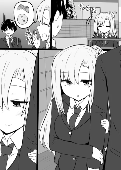 ダメダメ系幼馴染み
「眠くてふらつくから学校着くまで掴まってていいよね…?」 