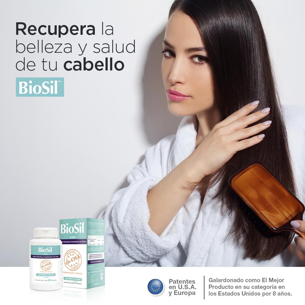 BiosilCo's tweet photo. Lo que comes y tu estilo de vida también se refleja en tu cabello. Nútrelo y reactiva las células de colágeno con BioSil™ que con su uso diario mejorará el grosor y fortalecimiento de tu cabello. Consíguelo en https://t.co/7Ba0uCzxvr https://t.co/goRRs4igDp