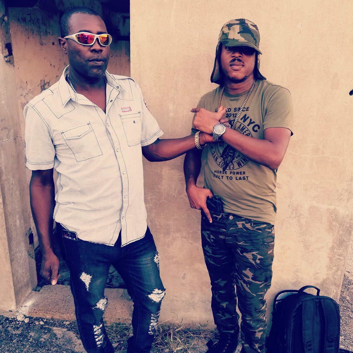 atomikdibomb's tweet photo. REAL KNOWS REAL.. RESPECT THE ELDERS.. BIG UP MI G SHEPPIE DON! #STREETS #ATOMIK #BOMBATTACK #DOWNTOWN #EASTKINGSTON #KINGSTON #JAMAICA #2019 #MIDDLEEAST  #SHAKEUPDIPLANET #BOMBADROP #HIROSHIMA #JAPAN #WORLD  #DANCEHALL #REGGAE #REGGAEDANCEHALL #REGGAEMUSIC #CARIBBEAN https://t.co/opmNV1Lc4m