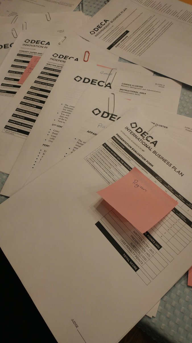 MsWagemaker's tweet photo. #readyforit How do you get to #icdc ?  practice, practice,  PRACTICE! @CHSDECA16 @ConnecticutDECA @cheshirehigh https://t.co/pqj0H1GwIf