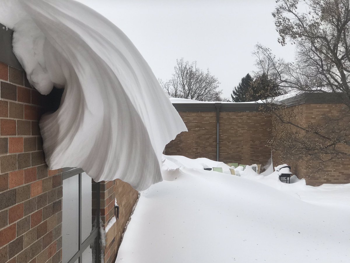 There’s some impressive drifting in the courtyard outside of Mr. Jacobson’s room...