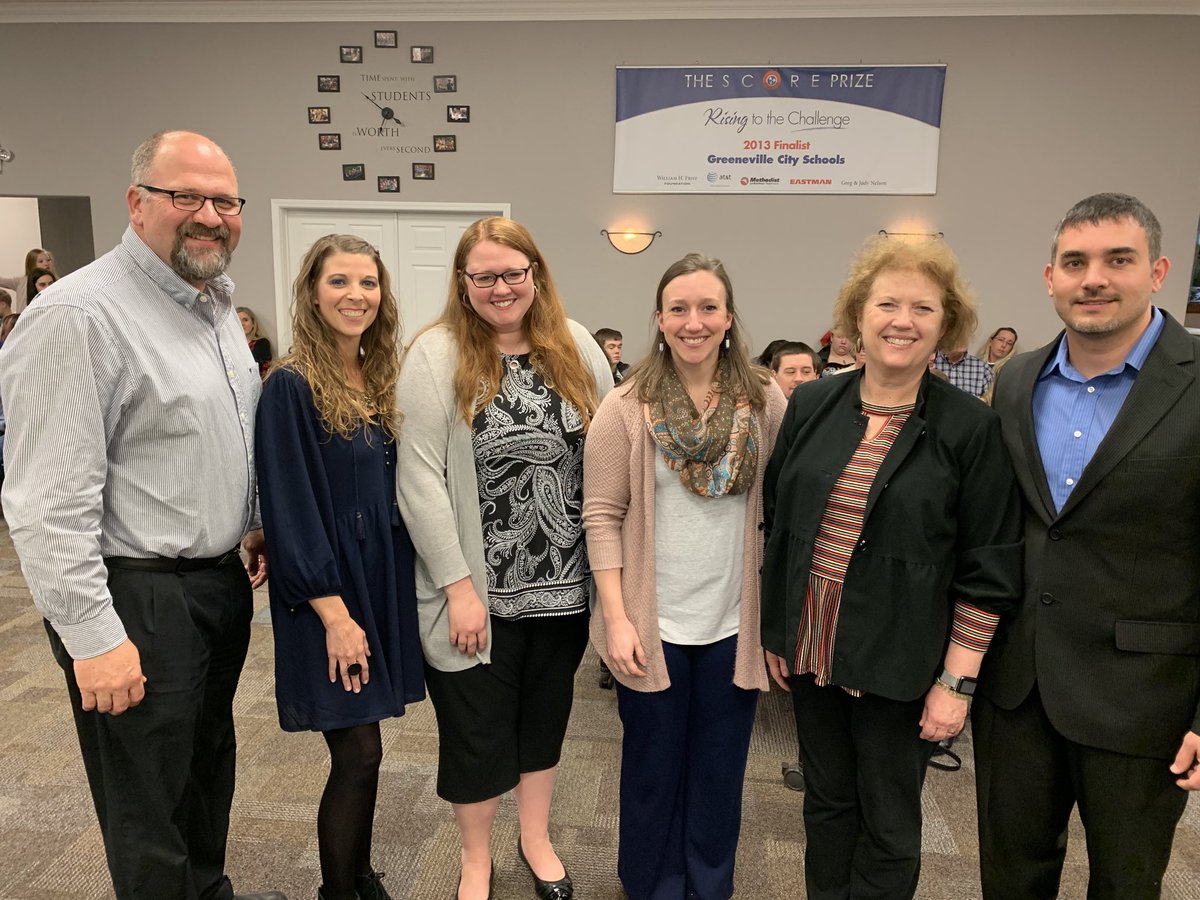 PatrickFraleyg's tweet photo. Very proud to be associated with this esteemed group of GHS educators, who received tenure from @GreenevilleCity tonight! #devilpride https://t.co/CyOLKYvgbr