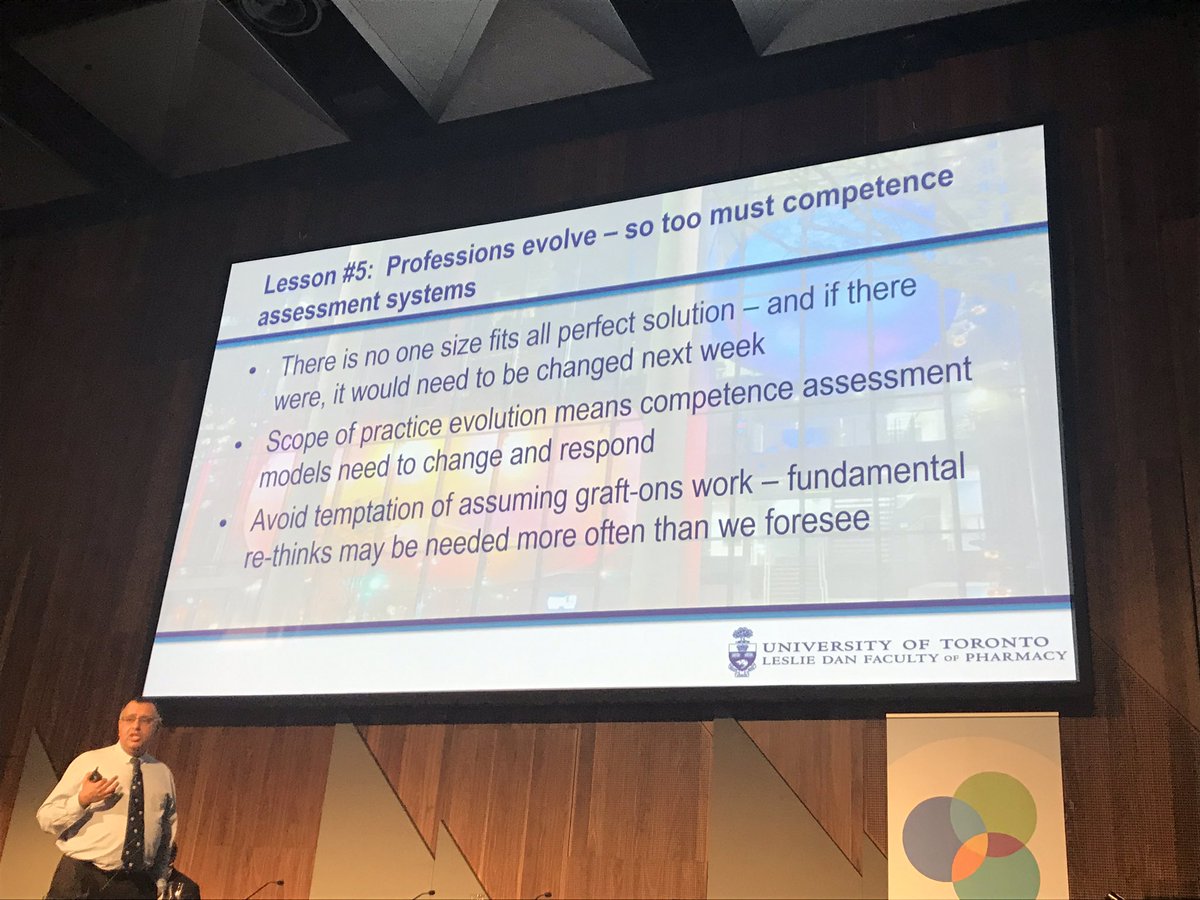 Bronslemans's tweet image. Such a rapid change is happening in pharmacy - so a competence assessment system must change too. #competenceassessment #researchsummit19
