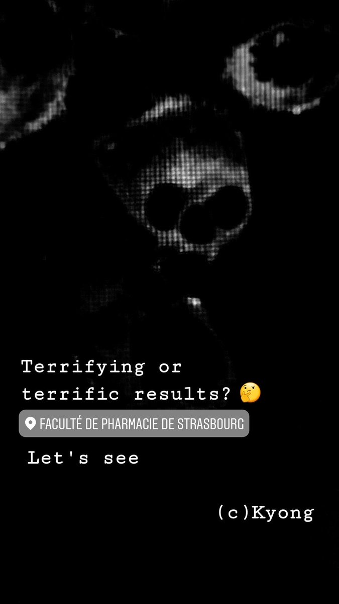 Cells are trying to tell me something. Not sure if it's terrifying or terrific results 🤔😅 #fluorescenceimaging #PhDchat #PhDlife #scienceart