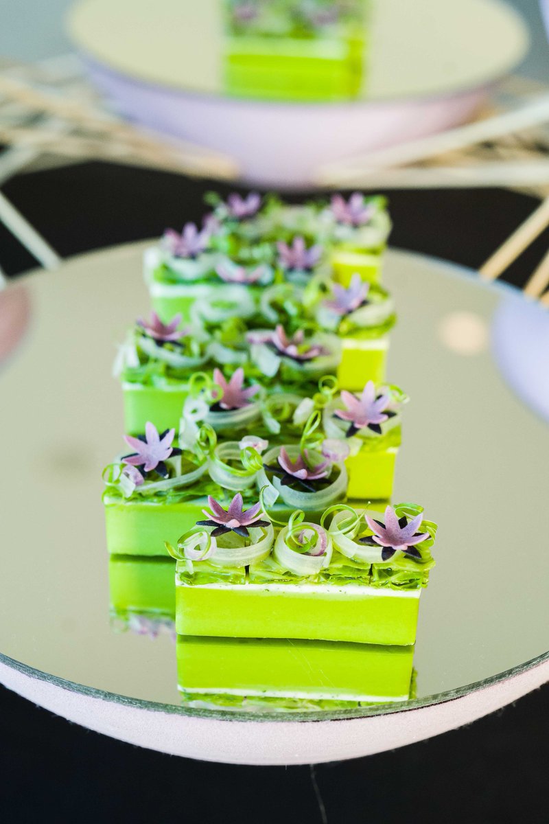 Another garnish that Team USA presented this past January at the Bocuse d'Or was the Cabbage Custard with Onion &amp; Dill. Swipe 👉🏻 to take a look at the process! 📸: @KenGoodmanPhoto &amp; Jim Sullivan #BocusedOrUSA [2 of 2]