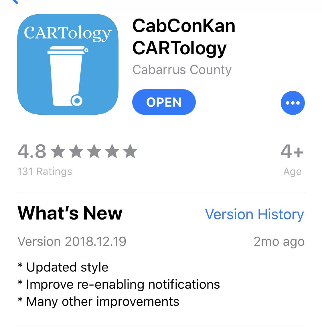 Thanks <a href="/CabarrusCounty/">Cabarrus County NC</a> for developing the CARTology app. It’s wonderful!! #CabCo