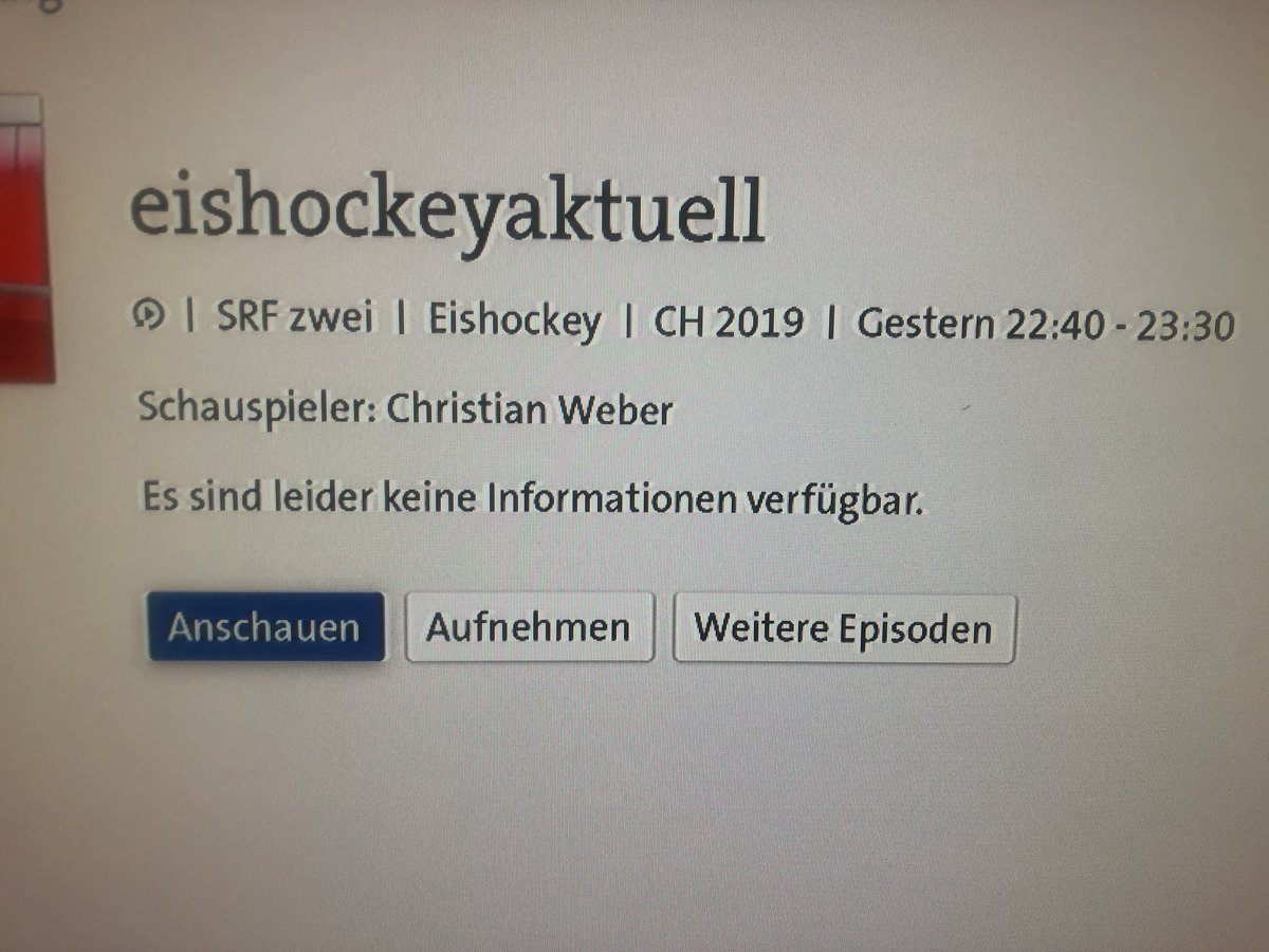 Christian Weber ein Schauspieler?! Habe ihn auf alle Fälle nicht als Schwalbenkönig in Erinnerung😀<a href="/srfsport/">Tob</a> <a href="/ehclustenau/">EHC Lustenau</a>
