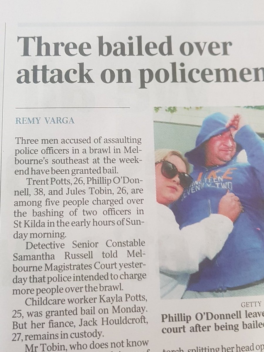 Hmmm #Childcare Worker Kayla Potts. Damn what childcare she working at....No wonder #Melbourne is so #violent Childcare works get up to bashing <a href="/VictoriaPolice/">Victoria Police</a>  on their days off. What lessons your children will learn with her! DAMN.....