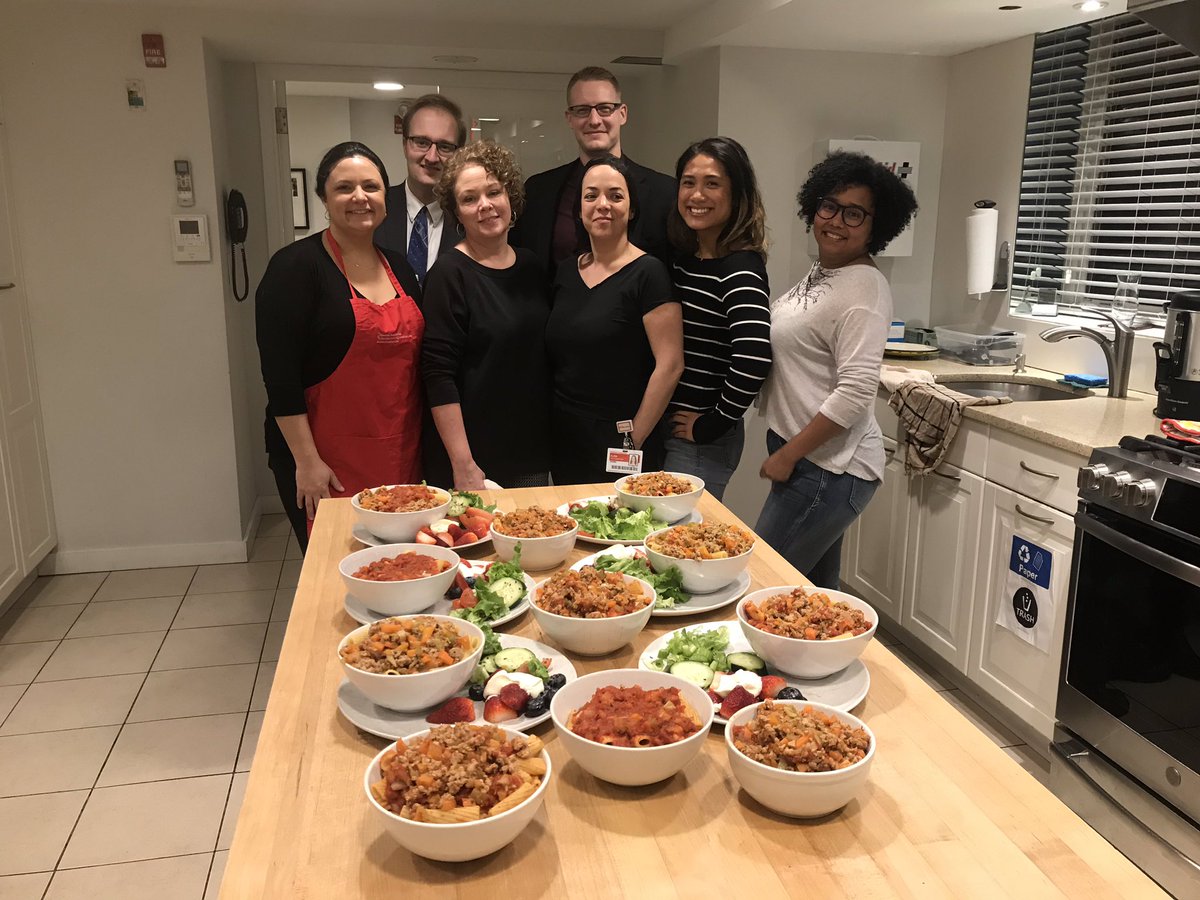NypHealth's tweet photo. Our 1st Tuesday in Harlem where we are educating the women! This month is on Heart Education and we provided an amazing menu of salad, turkey bolognese meat with pasta, and fruits. @HeadRNColumbia @QueenofHeartNYP @dorothyn1966 @bradfronck @Nate4Nursing @Hayden_NYP https://t.co/u4scLiof1F
