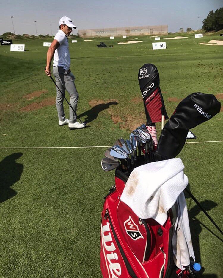WilsonGolfEU's tweet photo. . @WilsonGolf Advisory Staff Player @JoakimLagergren warming up on the Range today in Oman, with the Staff Model Blades π π΄β«οΈ πΈ : @Ontourman #Wilson #StaffModelBlade
#AdvisoryStaff https://t.co/zNeg6SC2oY