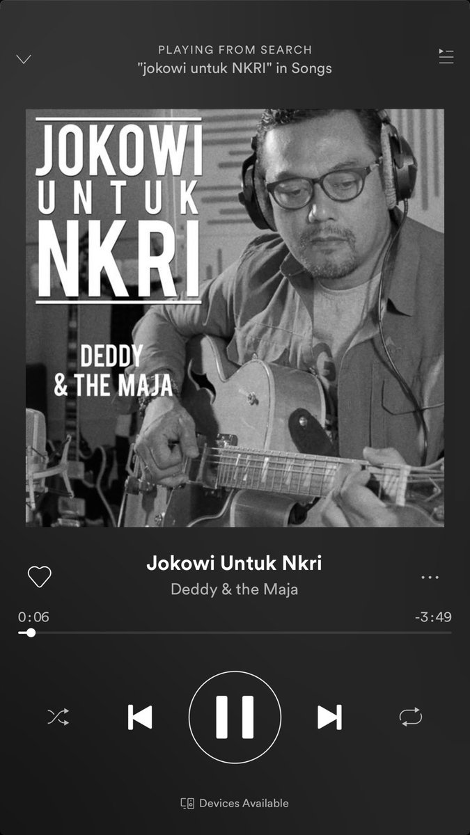 Irmaraks's tweet photo. Now available at SPOTIFY..!!!

Go get and download it to your own Album..! 👍🏼👍🏼👍🏼

#01OptimisIndonesiaMaju
#JokowiUntukNKRI https://t.co/olu36BsTk3