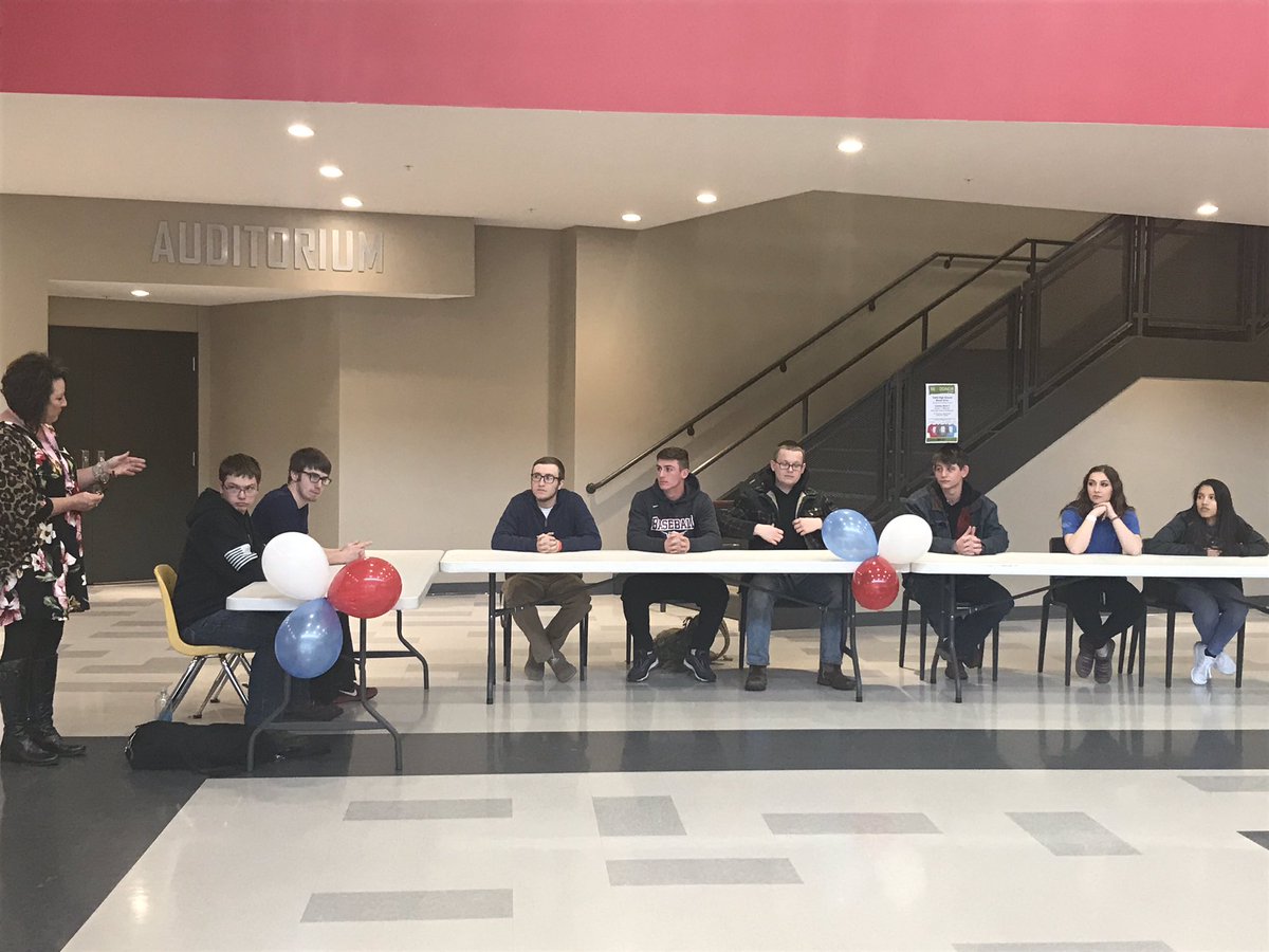 TuttleHigh's tweet photo. Military Recognition for our students who have enlisted this year. Thank you for your current and/or future service to our country and our community. #tuttlepride https://t.co/gq0SqnNBOm