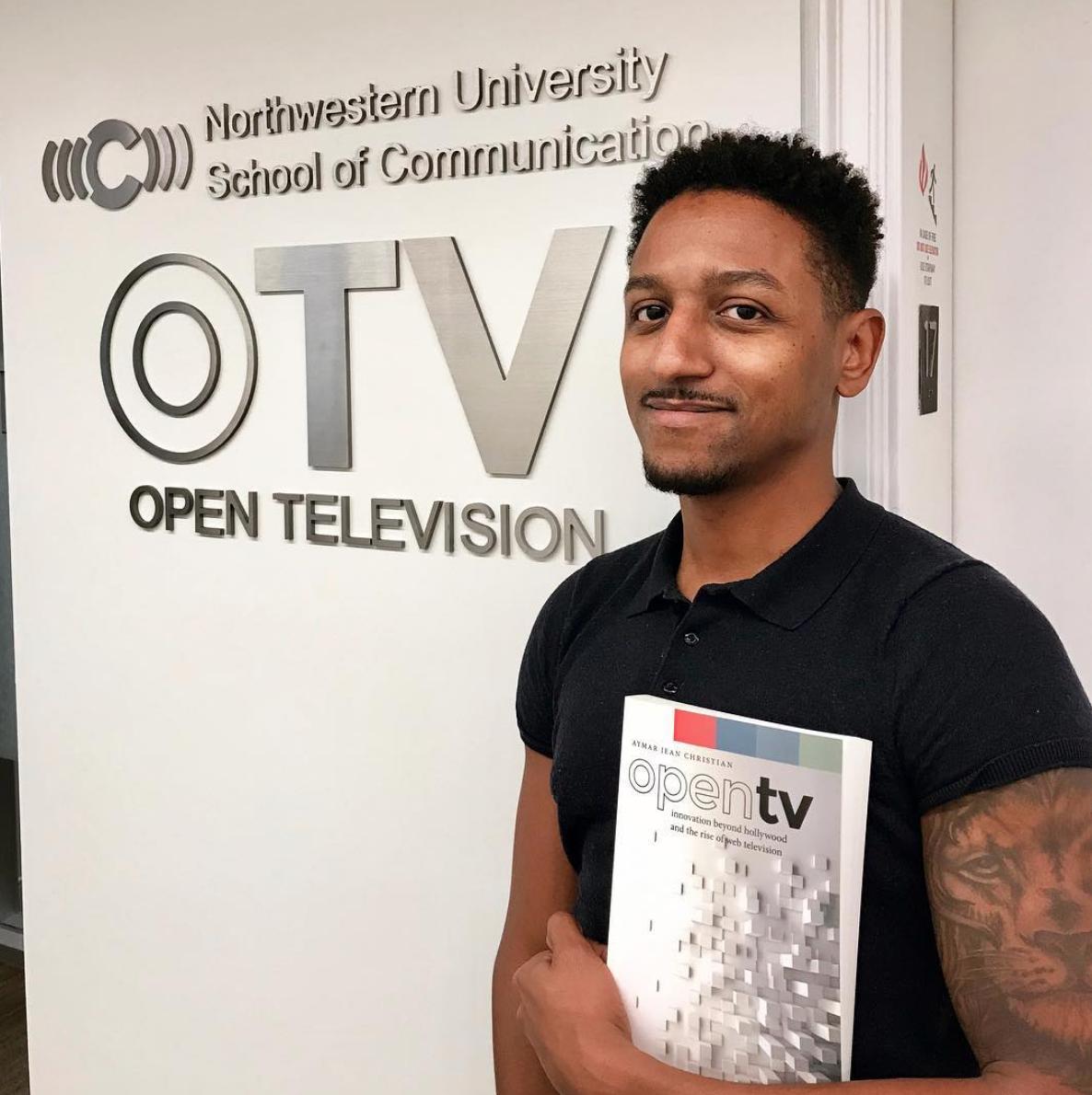 Inpathways's tweet photo. #BlackHistoryMonth Feature: Dr. Aymar Jean Christian is the founder of Open Television. @weareopen is a platform for intersectional pilots and series, supporting #Chicago artist in producing and exhibiting #IndieSeries. #OTVProgram #OTVPlayBack #FreeSpiritMedia #Media https://t.co/Ap8YpEVuGl