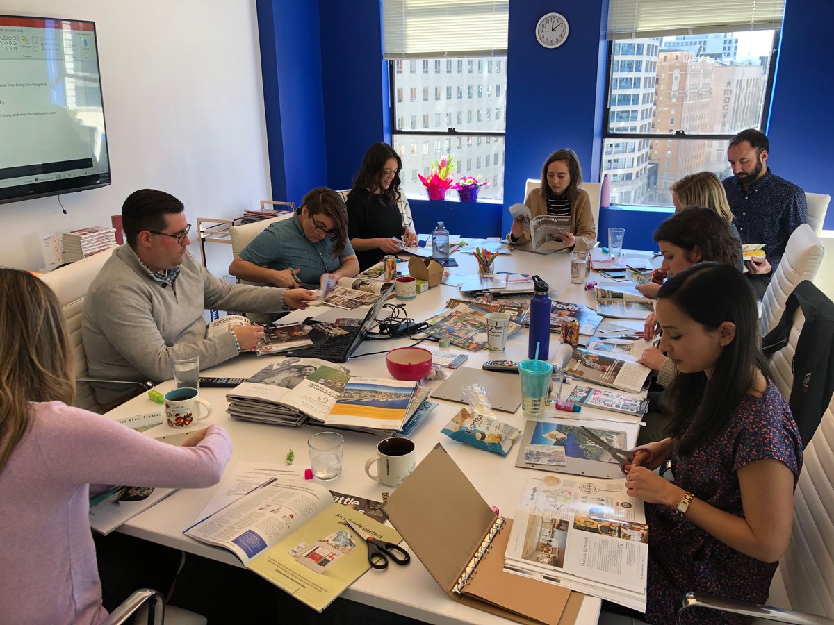 FeareyAgency's tweet photo. Teamwork makes the dream work! Yesterday, The Fearey Group had a blast at our company #retreat planning for all that’s to come in 2019. #PR #SeattlePR #Teamwork https://t.co/ZOARJhJuQF