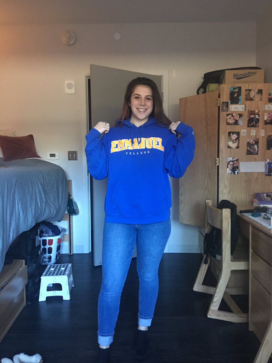 When asked what school spirit means to her, junior Maddy Provencher says, “it doesn’t really mean anything to me,  I just like their sweatshirts, they are comfy.” #pride #ECmultimedia