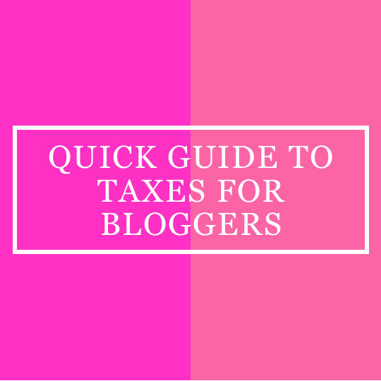Don't forget about your taxes for your blog! buff.ly/2KW93Cj