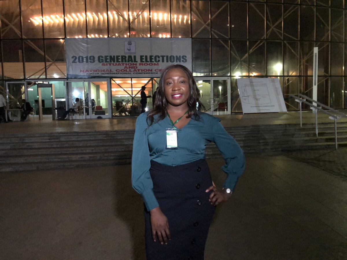 My work here is (nearly) done! #NigeriaHasDecided #journogirl