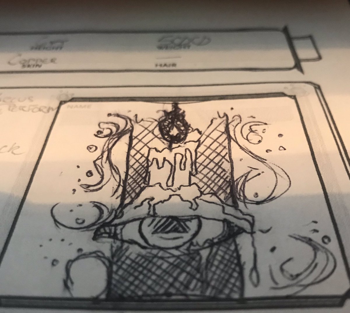 Who else is a #doodler when they play #dungeonsanddragons? Lmk!
 #nerd #gamer #cleric