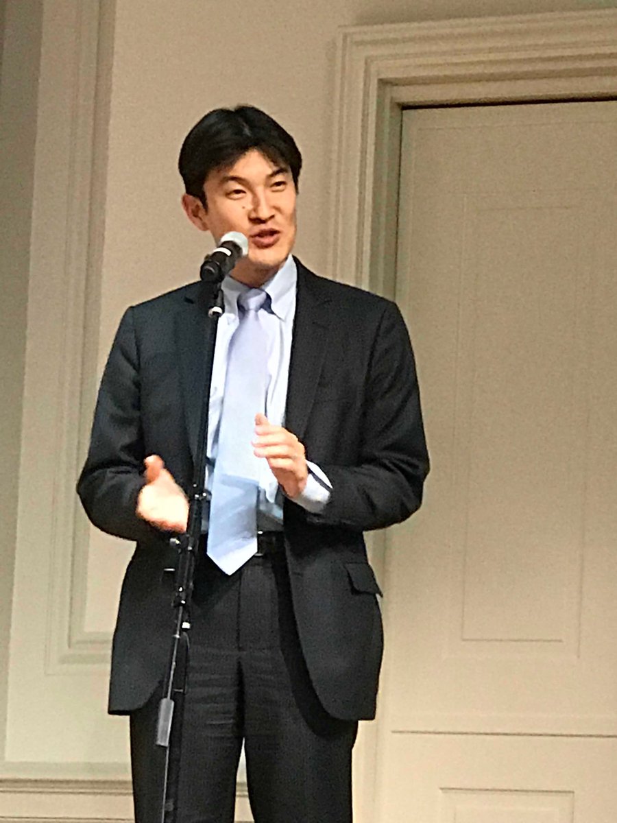 micklewrightn's tweet photo. Takeshi Komoto @JapanEmbDC @FreerSackler introduces Kampai #primesake https://t.co/Y0t4ILYpfA