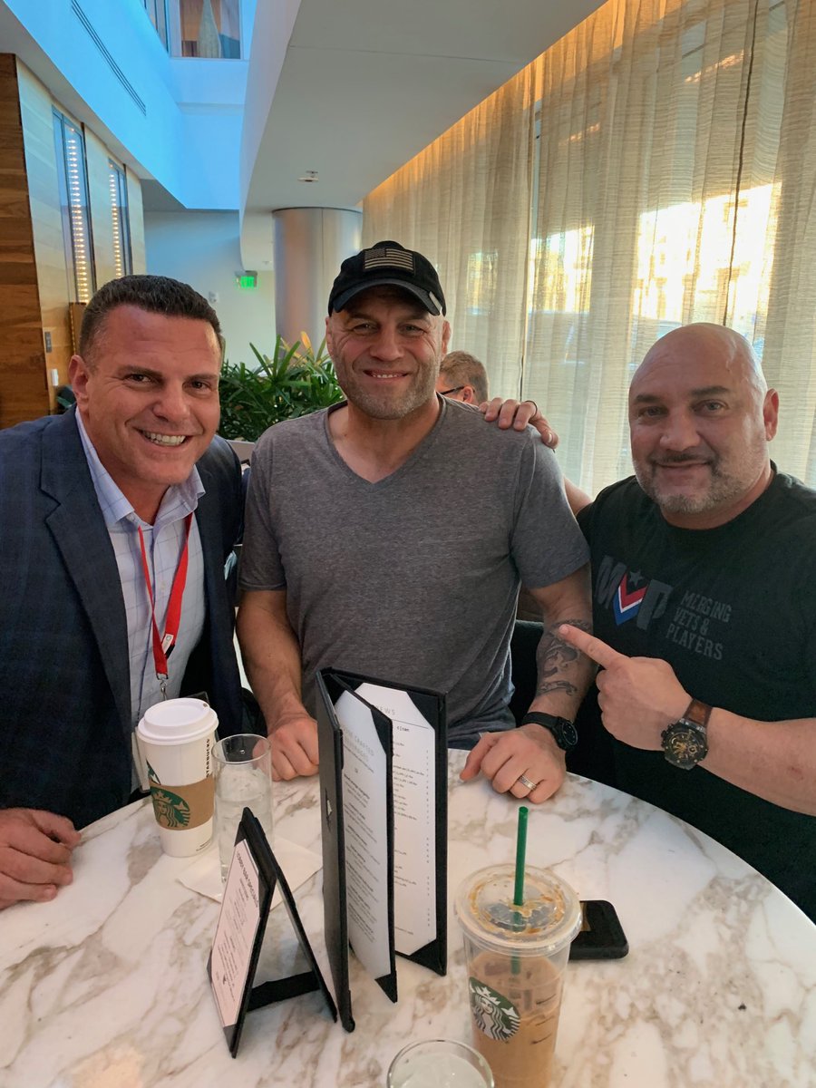 Great meeting these two legends