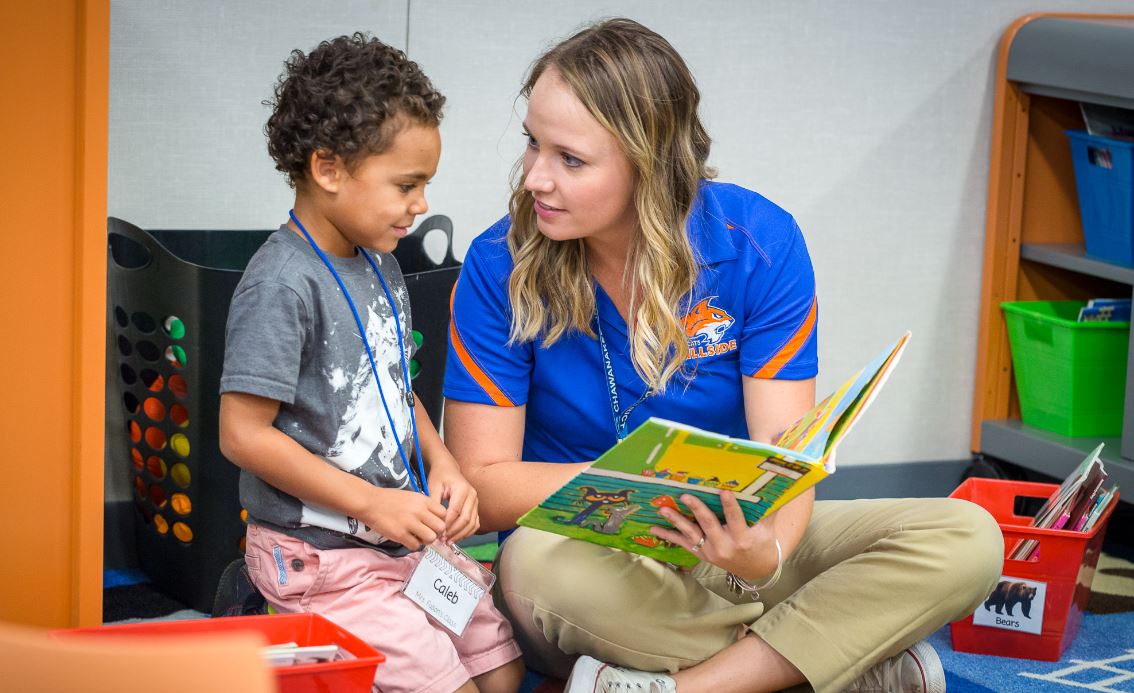 Reading time at Hillside School!