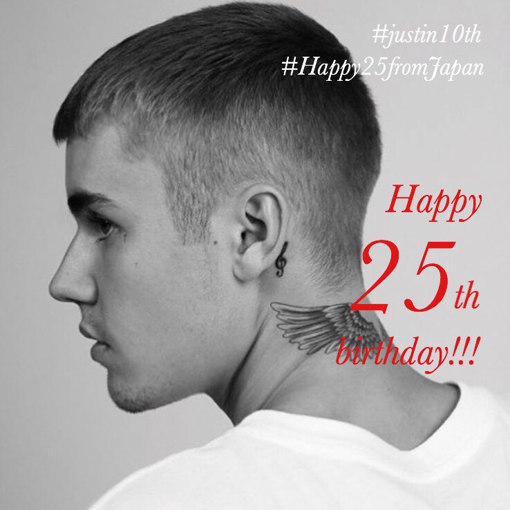 bieber_japan's tweet photo. 【✨まとめ⑤✨】
3月1日はジャスティンのお誕生日!!
デビュー10周年と25歳の誕生日のお祝いメッセージを、ジャスティン@justinbieber に「#justin10th」「#Happy25fromJapan」のハッシュタグをつけて、日本のファンでお祝いしましょう🥳
投稿時間:日本時間 3月1日（金）20:00 https://t.co/T5ea5evOzW