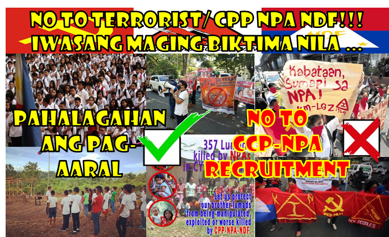 NO TO RECRUITMENT OF CPP/NPA/NDF