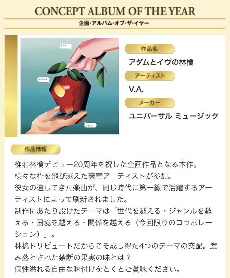 アダムとイヴの林檎