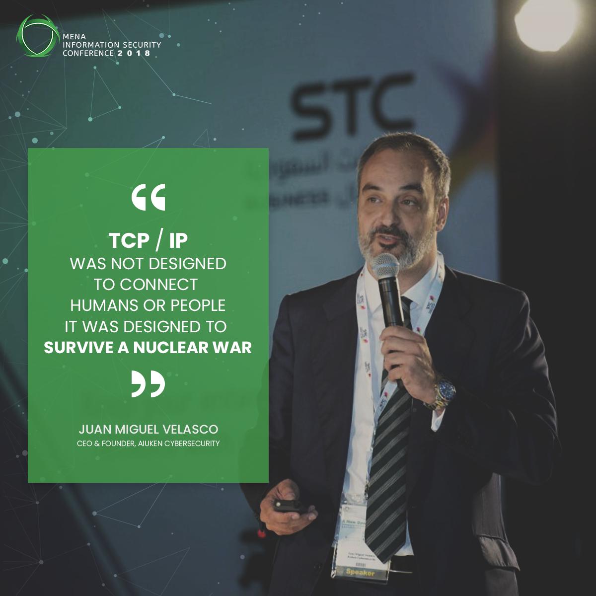 VirtuPortMEA's tweet photo. Juan Miguel @aiuken #MENAISC2018 https://t.co/ak3FcNHCyu