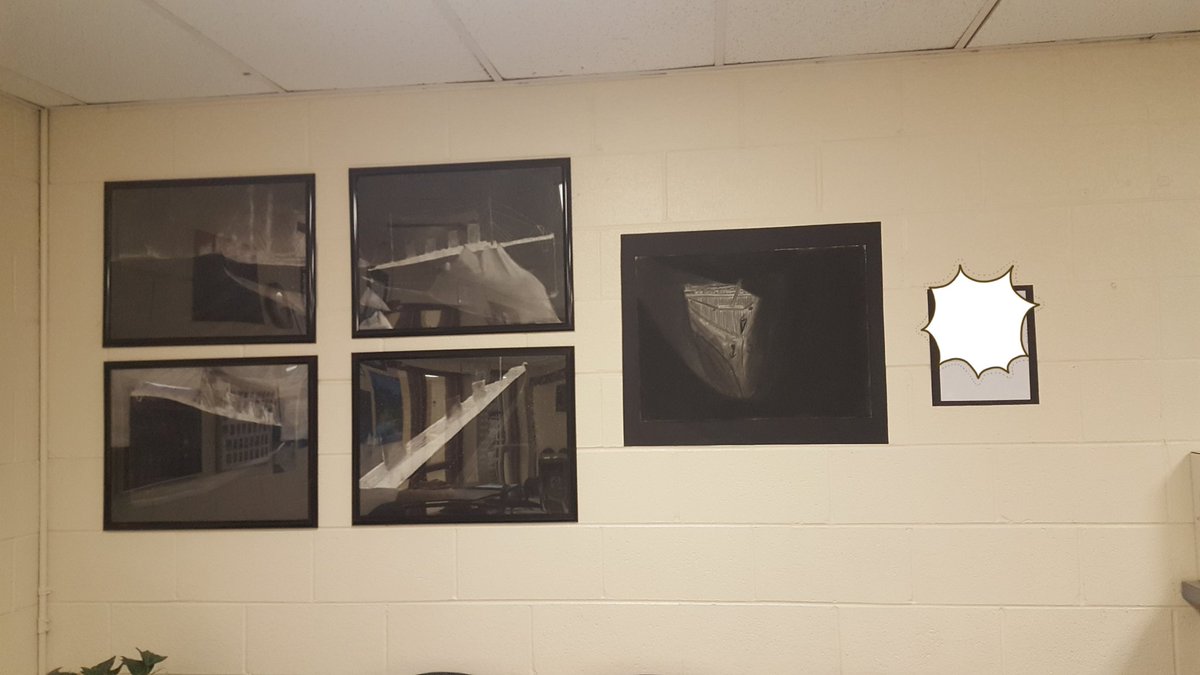 MsFarnesi's tweet photo. Art 3's Artwork is officially up and around the school! #wilkinsjh1 #isd109 #d109pride #schoolgallery #ArtsEd https://t.co/wHytvADayr