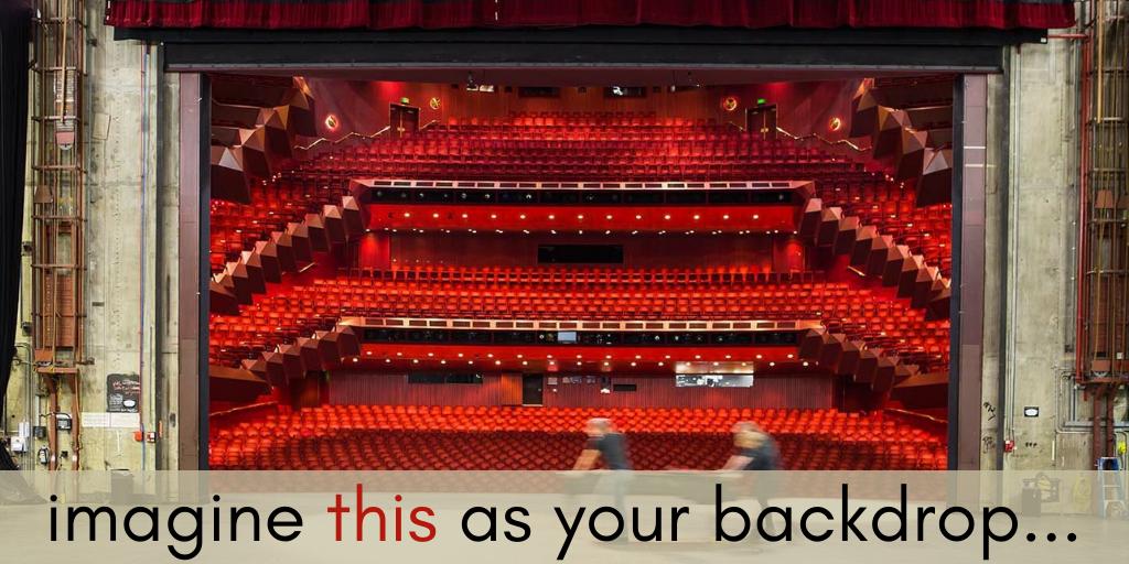 The State Theatre stage, one of Melbourne's most exclusive private events spaces at <a href="/artscentremelb/">Arts Centre Melbourne</a>, is available between July 18th and 23rd, 2019. This *never* happens! Check it out: bit.ly/2EhXkb0