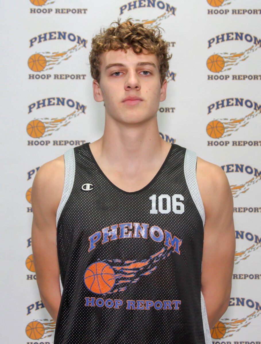 6’4 ‘21 Blane St. Clair (Watauga) had some struggles tonight, but has the clear makings of a college-level prospect. He has great positional size and is capable of scoring from all three levels. Final stats: 10 points, 1 block, and 1 steal #PhenomHoops