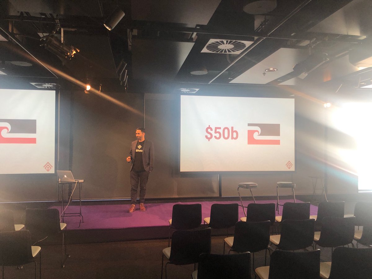 MelanieReece8's tweet image. Ben from #ahau talks about the $50 billion Maori economy in his practice pitch #CentralityAccelerator