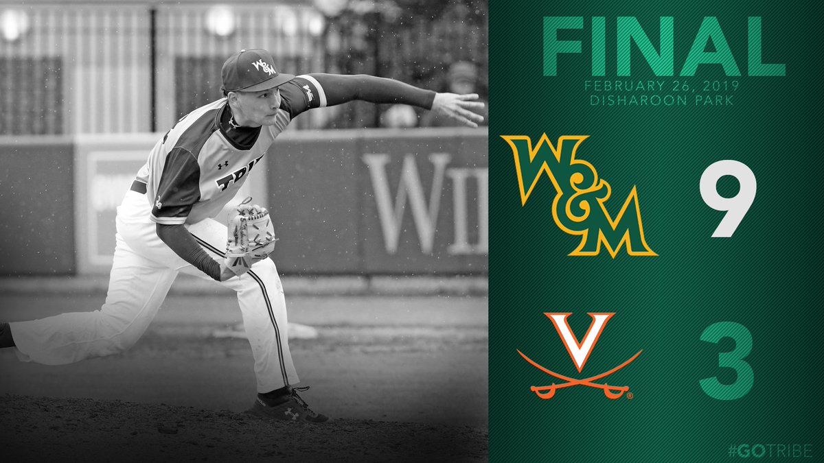 Rookie Zach Tsakounis twirled 6.1 relief innings of one-run ball to lead the Tribe past ACC rival Virginia on Tuesday! 

📰 – bit.ly/2IAh5zZ
📹 – bit.ly/2GMz1G0