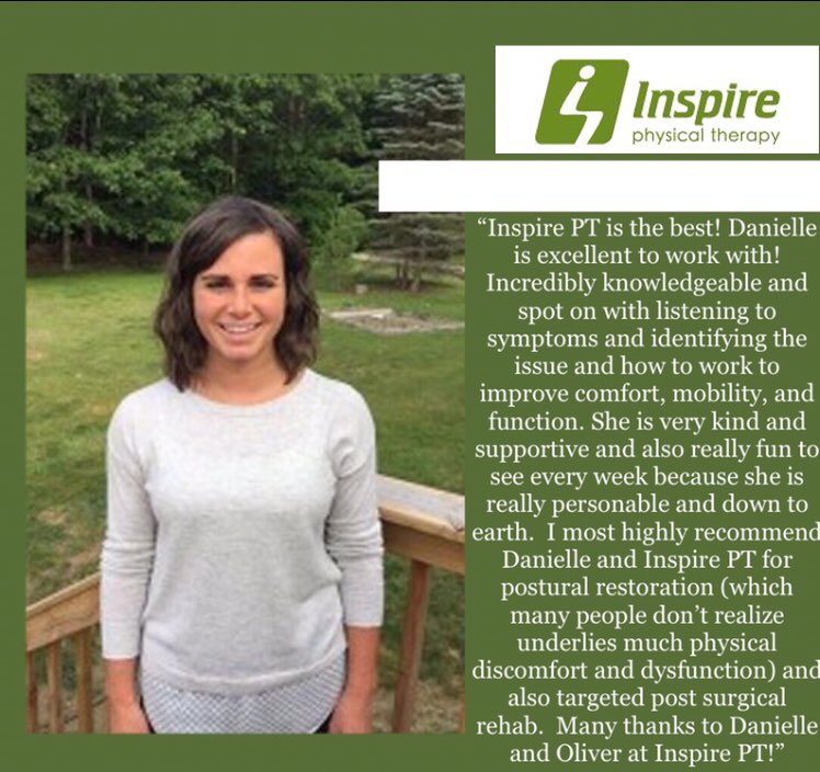 InspirePT07's tweet photo. Happy Birthday Danielle!#inspirephysicaltherapy #inspirept #vermont #posturalrestoration #review #breath https://t.co/qoYOpVlALz