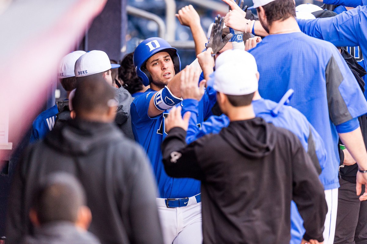 The home run trot is becoming a routine for <a href="/mikerothenberg3/">Michael Rothenberg</a> 🤓

He’s got three 💣 in the last four games 👀🤫🔥

#BlueCollar | #GoDuke 🔵😈⚾️