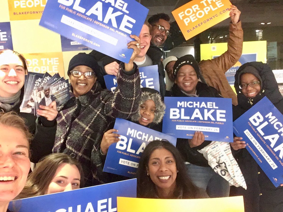 Together, we will finish strong! Harlem bringing it home in the final hour. Thank you to all of our volunteers.

#ElectionDay #PublicAdvocate #NYCVotes #BlakeForNYC #JobsAndJustice #ForThePeople