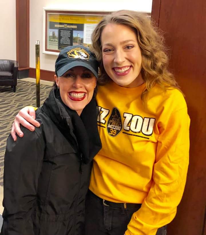 MarchingMizzou's tweet photo. Congratulations to senior trumpet section leader Rachel Grayson on being named to the 2019 Mizzou ‘39 class this evening at Traditions Plaza. 

Rachel, we are proud of all you give and how you represent Marching Mizzou each day. Congratulations on this prestigious honor. #Band133 https://t.co/LAriXfhb82