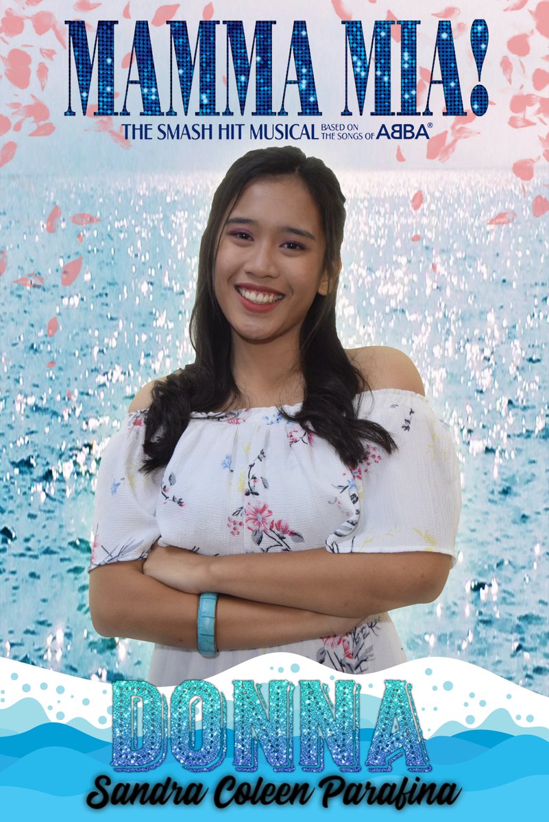MammaMia2019's tweet photo. "What are they doing here? Itโs like some hideous trick of fate."
MEET DONNA
Sing, dance & jive with Sandra Coleen Parafina as Donna on the 28th of the month at Hotel Bella Donna (SPCB Little Theater) in the island of Kalokairi! ๐
#HereWeGoAgain #MeetDONNA https://t.co/H7ZfYr17kg