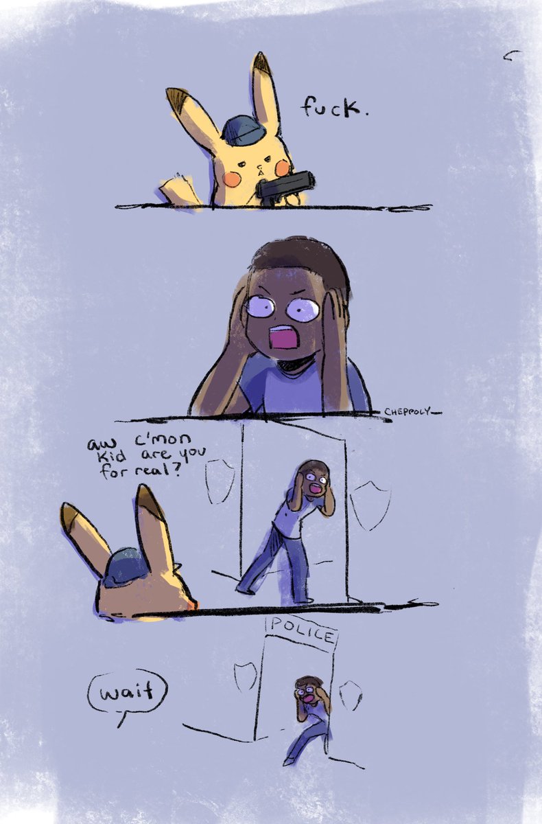 PIKACHU YOU CANT TALK LIKE THAT IN FRONT OF YOUR SON 