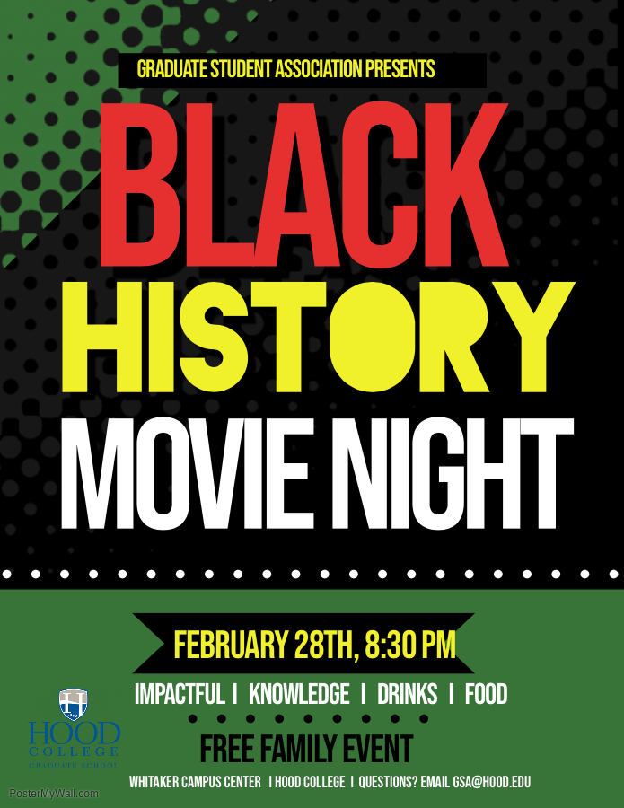 hoodgradschool's tweet photo. The Graduate Student Association is having a Black History movie night! Please join us for this free family friendly event! #HoodGradSchool #blackhistorymonth #GraduateStudentAssociation https://t.co/QwU5QAKfLC