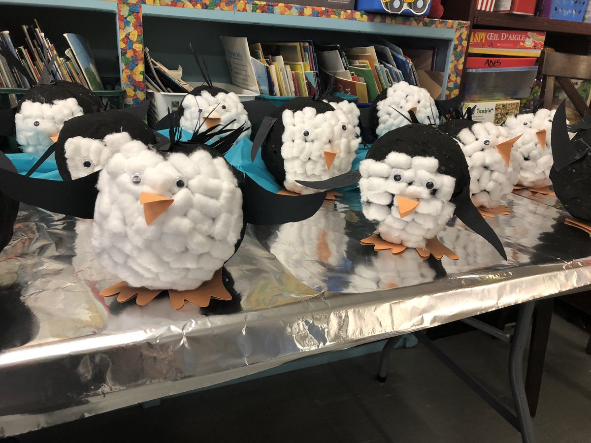 AdesElem's tweet photo. 1/2B is making the best of the chilly weather and made some #icefriends that love the cold! Well done 1/2B! #penguinsarecool #yupitsthatcold https://t.co/ZPjIEQDZr6