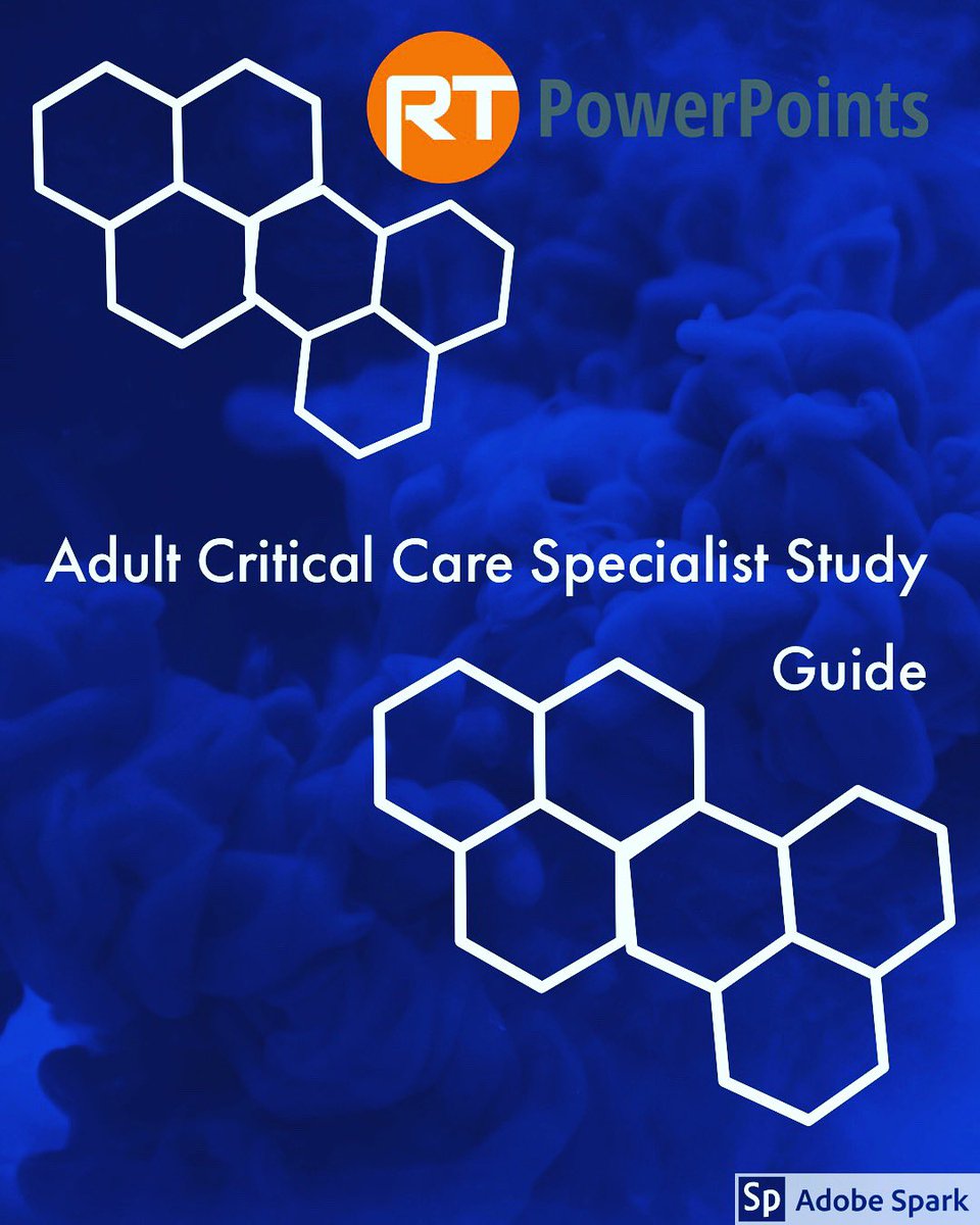 PowerpointsRt's tweet image. Download the ACCS Study Guide #ACCS #RTpowerpoints #RRT #criticalcare