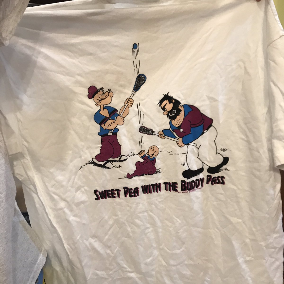 johnnabrooke's tweet photo. When your son finds vintage lacrosse tournament t-shirts in your basement...#laxclb #mainelacrosse #sincedayone #vintagelacrosse #lacrosse #oldies #lacrosselife #laxlife #laxmama #lacrossetshirts https://t.co/xo35xZCVKq