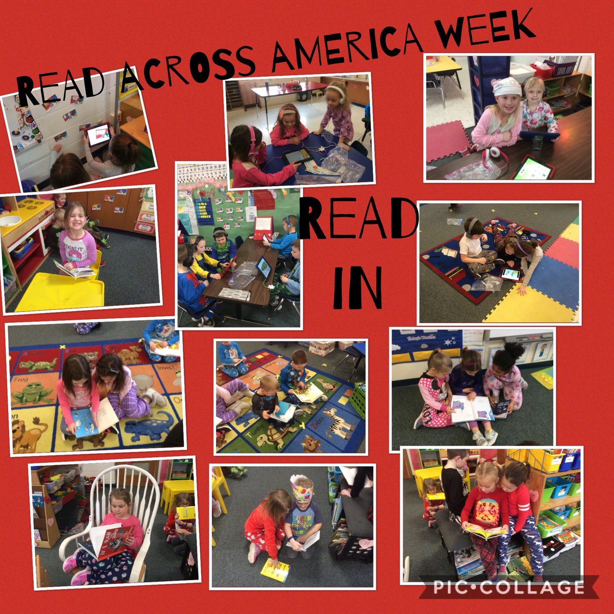 Thank you <a href="/KDGWetzel/">Kendra Wetzel</a> friends for joining us today for a fun &amp; cozy Read In! #ReadAcrossAmericaWeek @KDGBaumgartner <a href="/PCSD_LN/">Lannoye Elementary</a> #Raiderstrong #KinderKBH