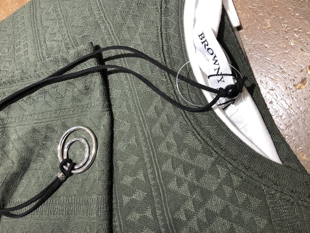 WEGO_morioka's tweet image. ★3set あいてむ★

🔎アクセ付き
     アンサンブルジャガードT
💵¥2.990＋税〈M.L〉

ななななんと！
①outer ②inner ③accessories
3点セットとなっております👏

くっついてないのでバラで着ることも可能🤔🤔🤔素晴らしいアイテムになっております！！

#wego  #盛岡南 #3set